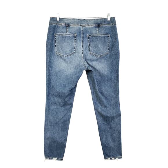 Lane Bryant Womens High Rise Jegging Plus Size 18 Stretch Denim Flex Magic Waist - Picture 4 of 12